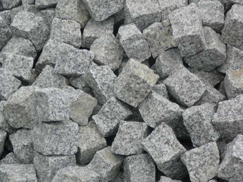 Płyty granitowe chodnikowe taras SCHODY blokowe Kostka płomieniowana