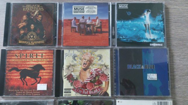 CD's Originais Muse,Pink,Black Blue,Evanescence,Britney Spears