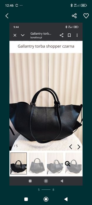 Torebka shopper Bonafora