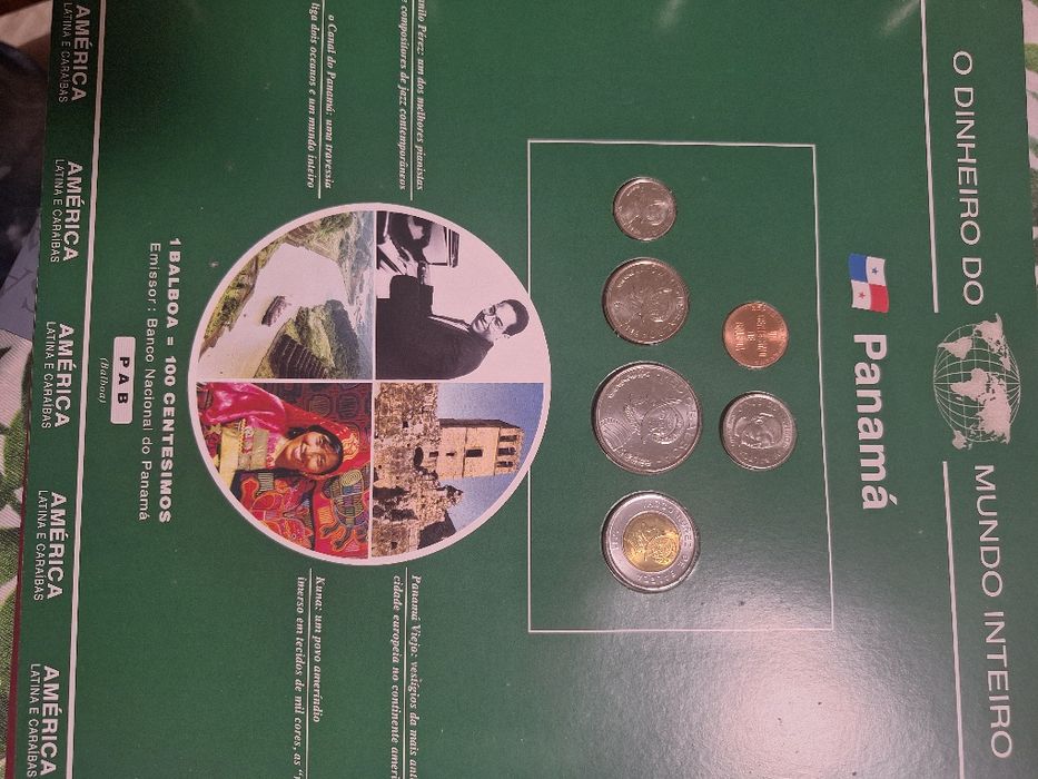 Colecção moedas  do mundo 10 paises não  circuladas