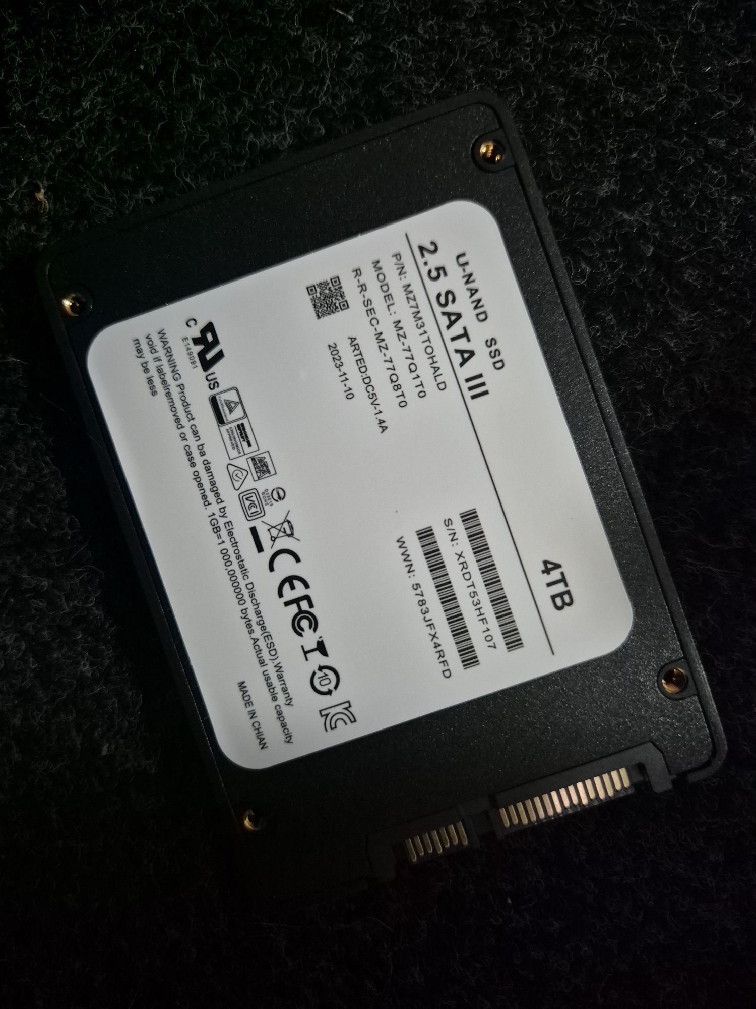 SSD WD Blue SATA de 4TB