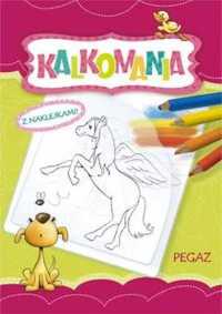 Kalkomania z naklejkami. Pegaz - Dorota Krassowska