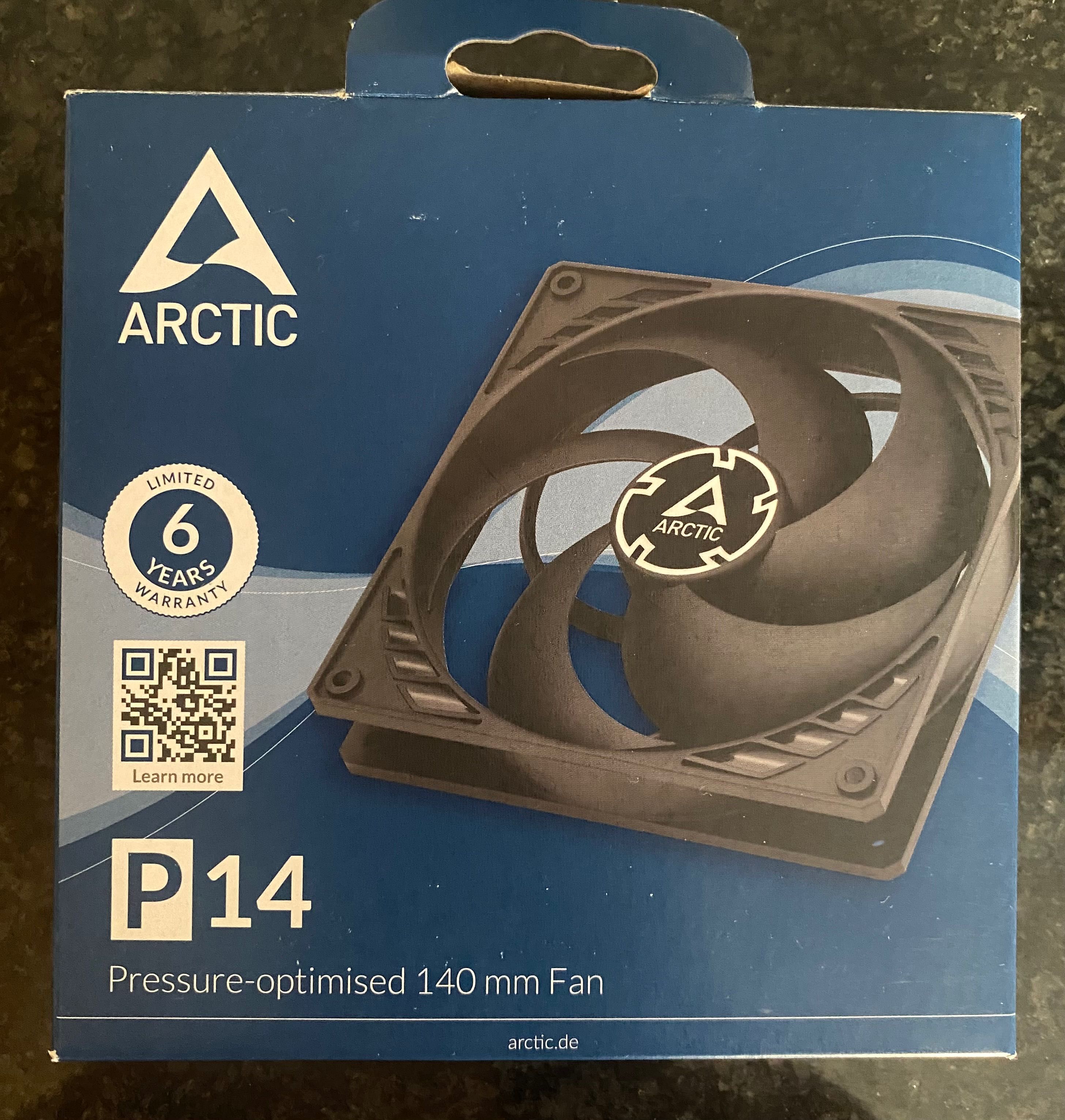 Ventoinha 140mm Artic P14