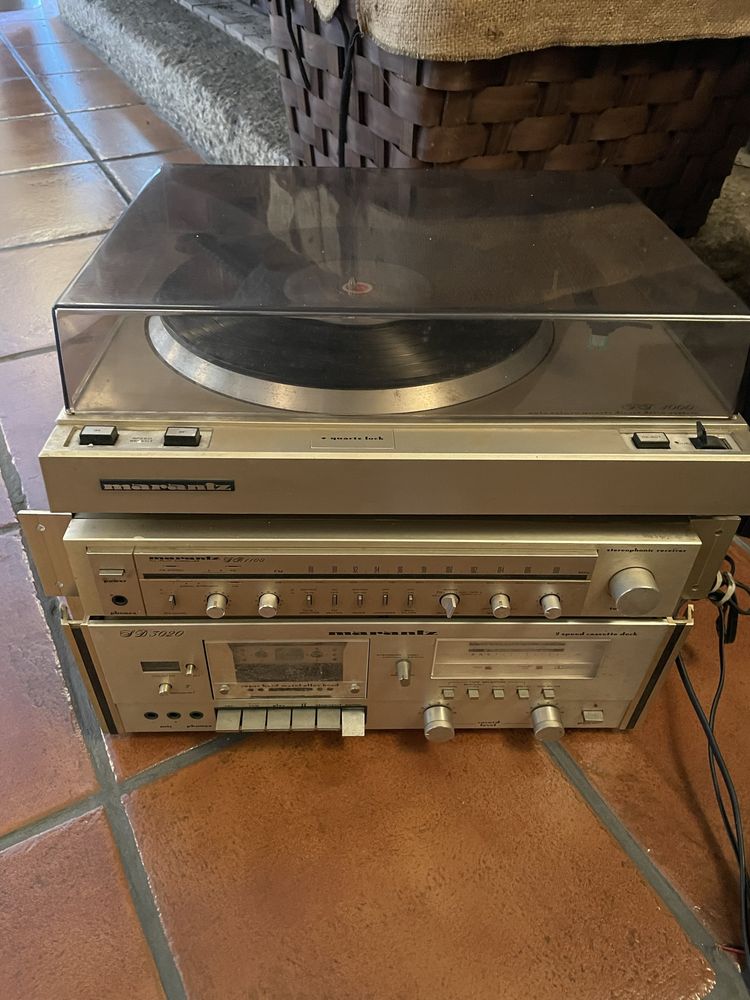 Conjunto Marantz + colunas Tamon