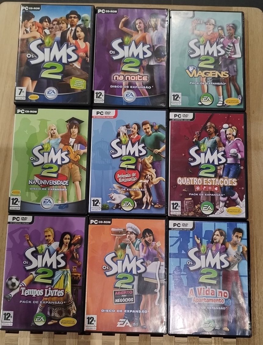 Coleção The Sims 2 Completo