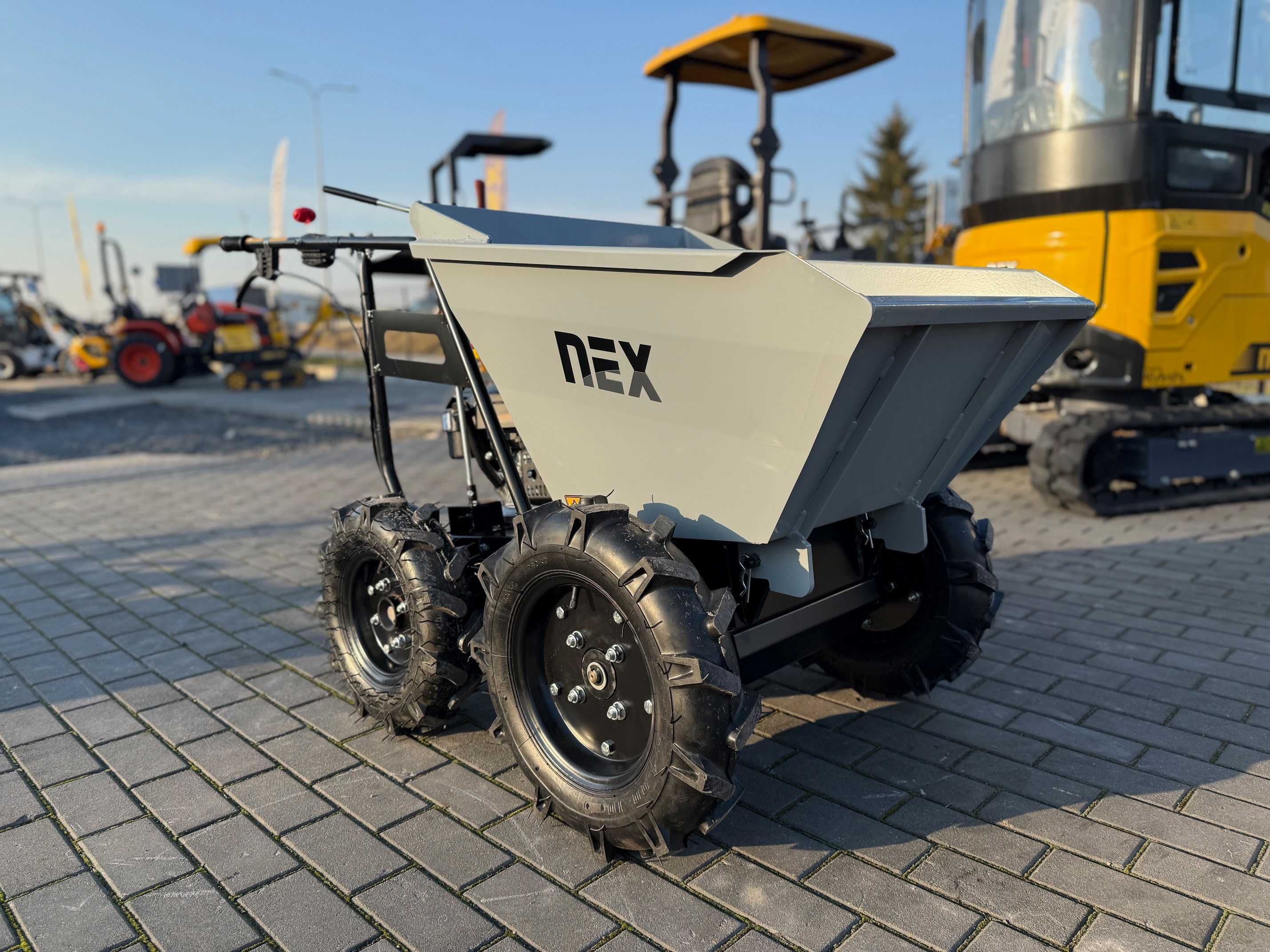 Taczka 4x4 spalinowa Wozidło kołowe NEX 300kg Transporter