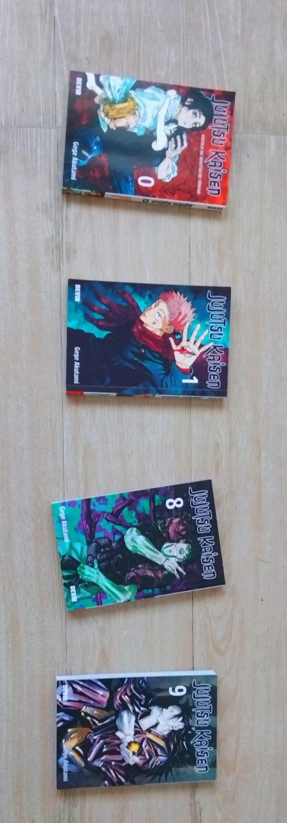 Mangas de jujutsu kaizen volumes 0/ 1/ 8/ 9