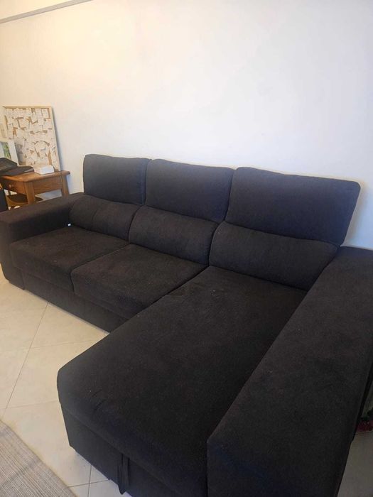 Sofá chaise longue + 2