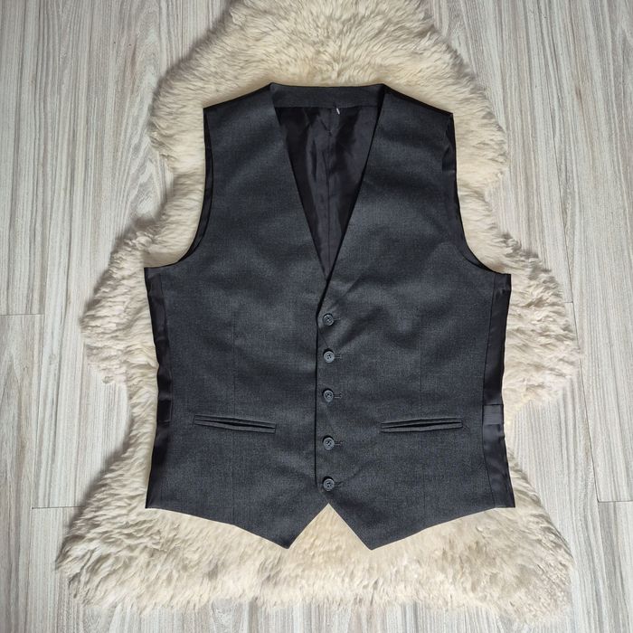 Kamizelka garniturowa M Szara Burton Menswear London Nowa