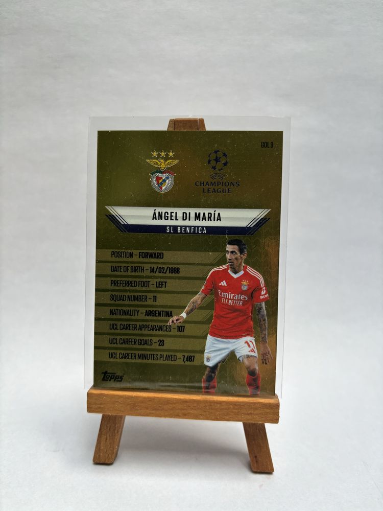 Karta Angel Di Maria (Gold Edge) Topps Match Attax 2024/25