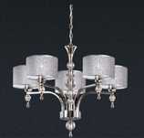 Lampa piekna 5 kloszy