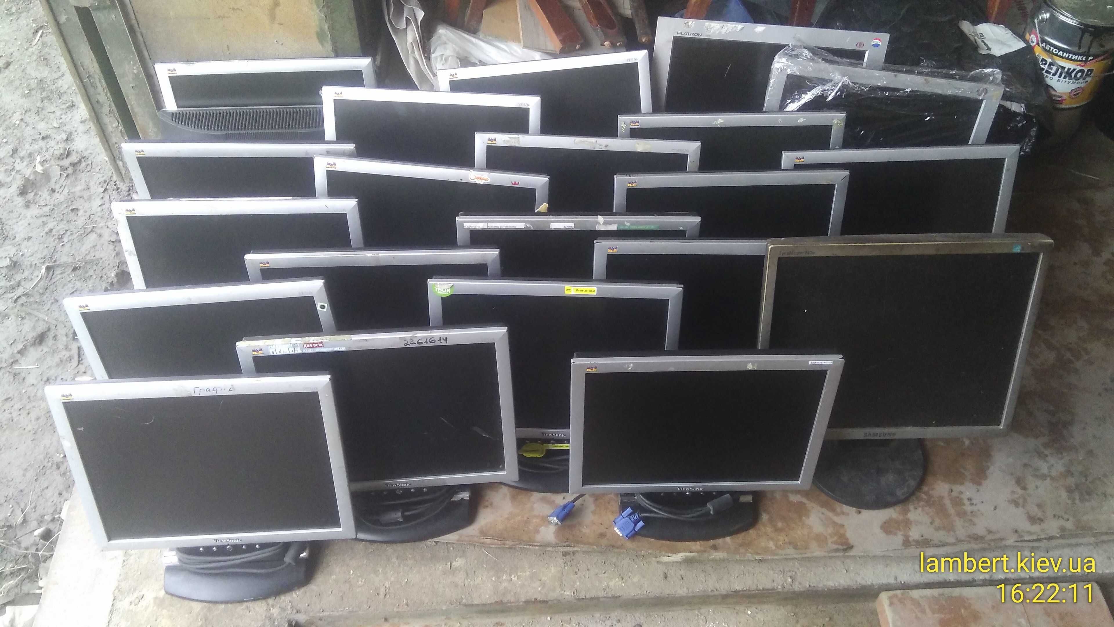 монітори 15" LCD TFT + клавіатури