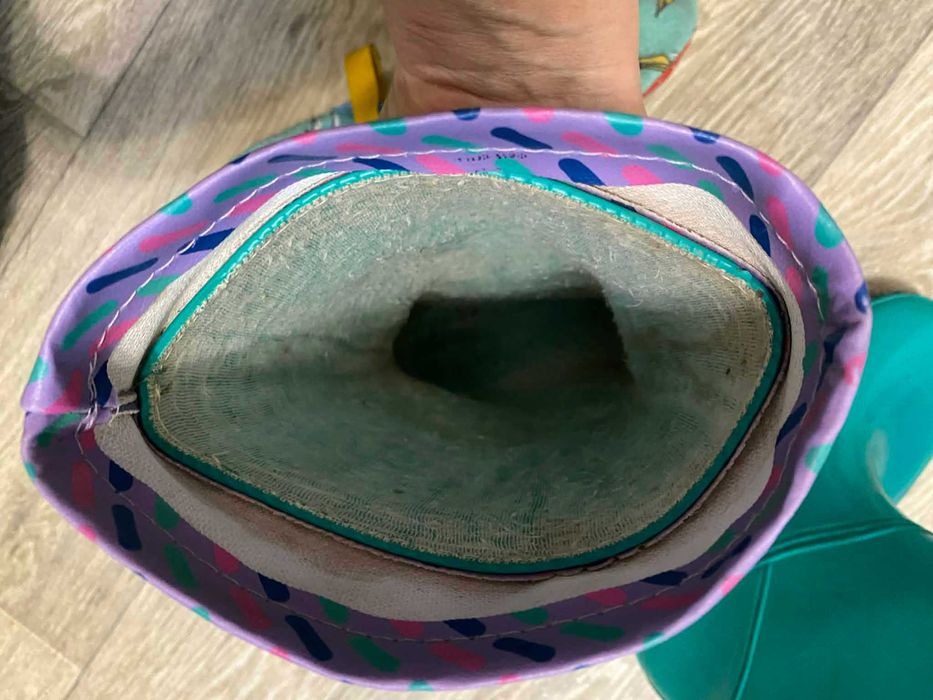 Сапоги резиновые зеленые сапожки детские Италия Р 33/34 ст.20,5-22