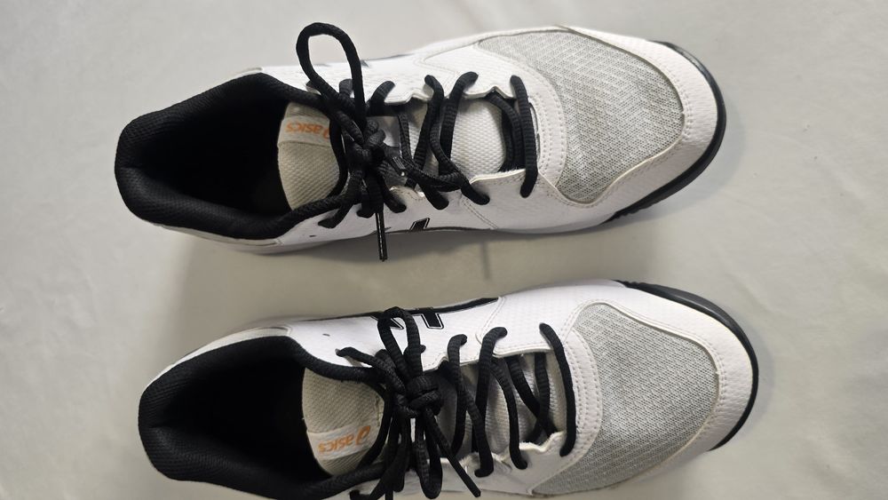 Asics Padel Gel Dedicate 8 ténis 42.5 branco laranja sapatilhas homem