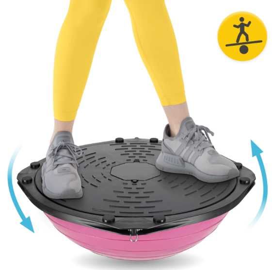 Półpiłka Piłka do balansowania 4fizjo Balance Ball 60cm 4FIZJO POMPKA