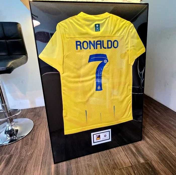 Koszulka Cristiano Ronaldo Al-Nassr podpis autograf certyfikat Prezent