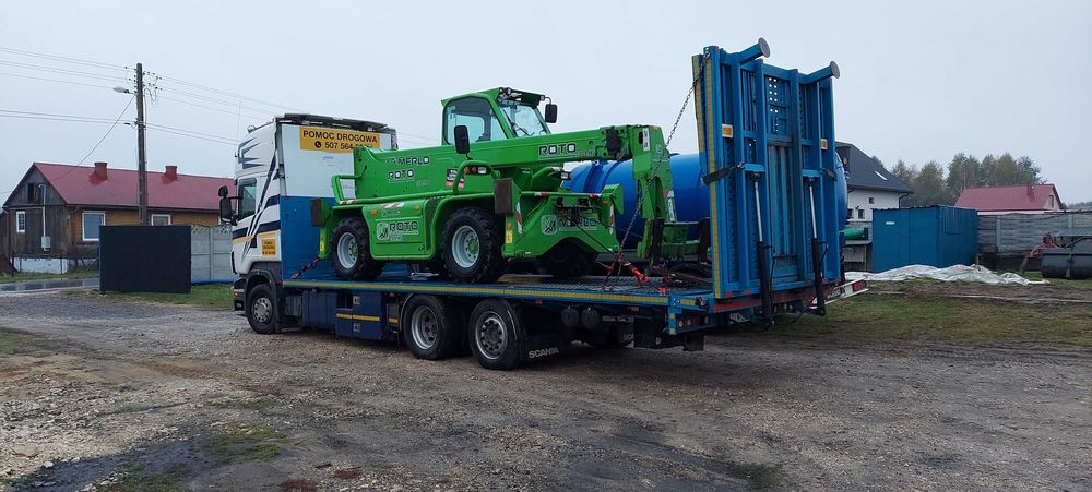 Pomoc drogowa , autolaweta , transport maszyn ,transport
