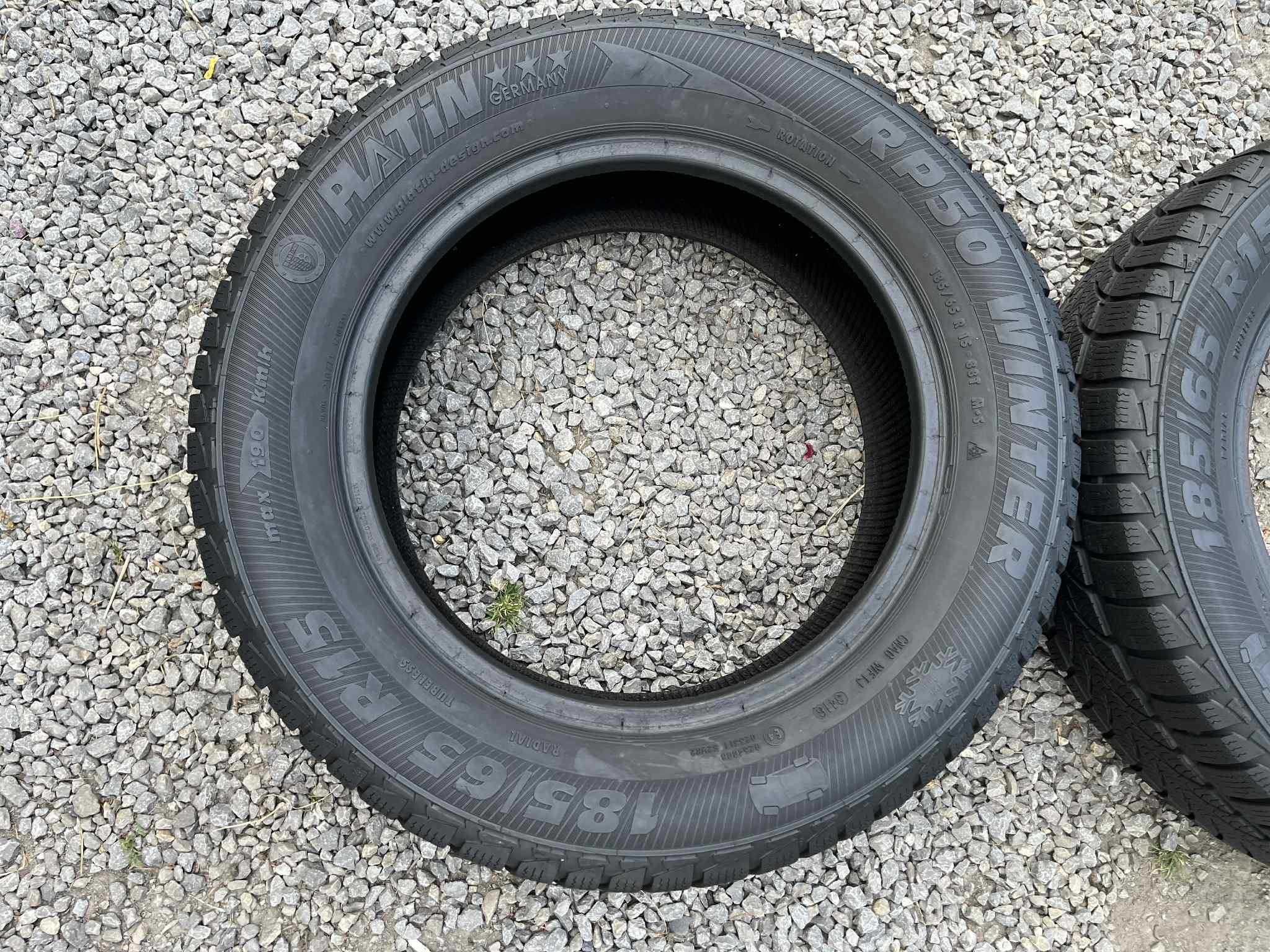 Opony 185/65R15 Platin RP50 Winter Zima 2sztuki 6,55mm bieżnika