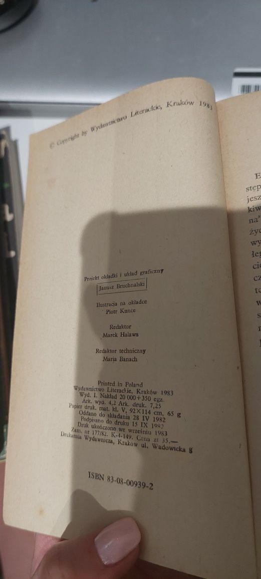 Julian Stryjkowski. Martwa fala wyd. 1983