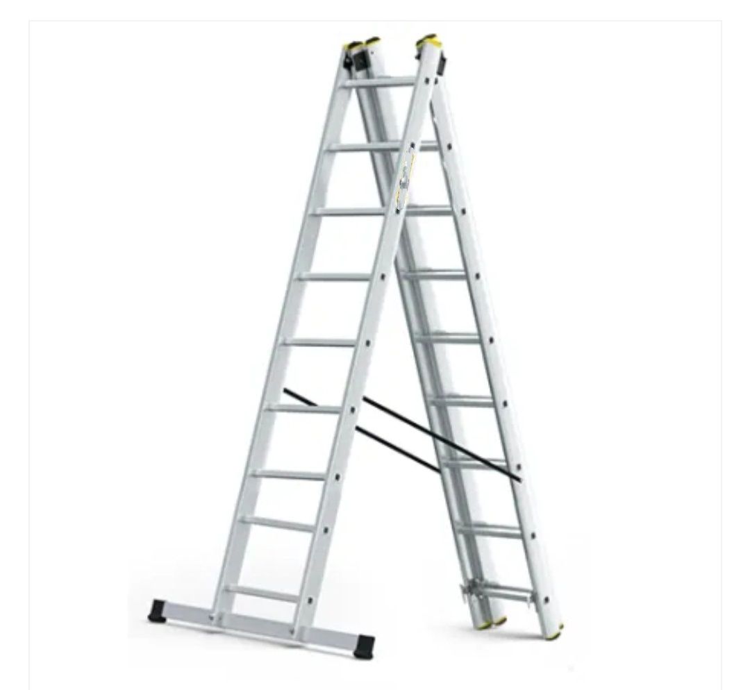 Drabina aluminiowa 3x9 domowa promocja