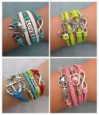 Conjunto de 4 pulseiras de amizade novas