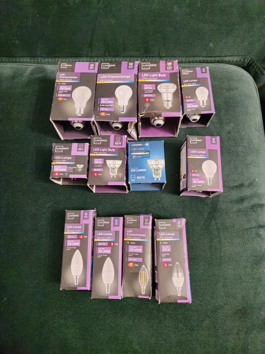 Żarówki Livarno led e27 e14 gu10 gu 5.3