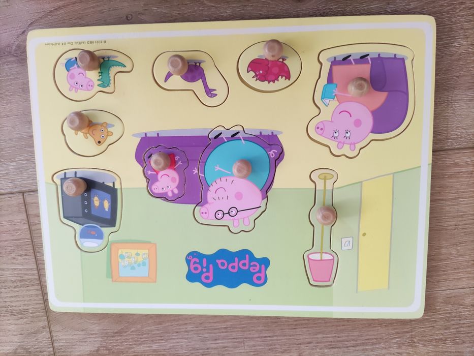 Peppa drewniana układanka