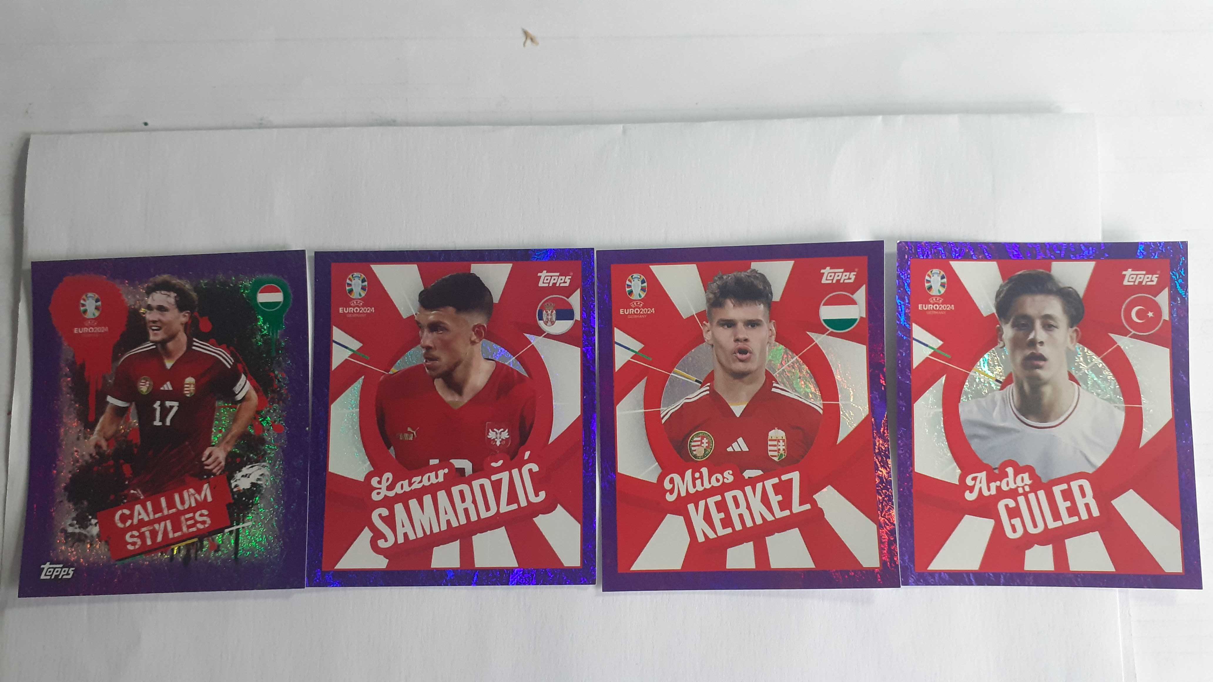 Cromos EURO 2024 TOPPS - Paralelos e SP's para Venda