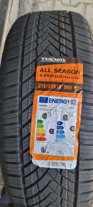 Nowe opony całoroczne TRACMAX TRAC SAVER AS01 215/55R18 99V