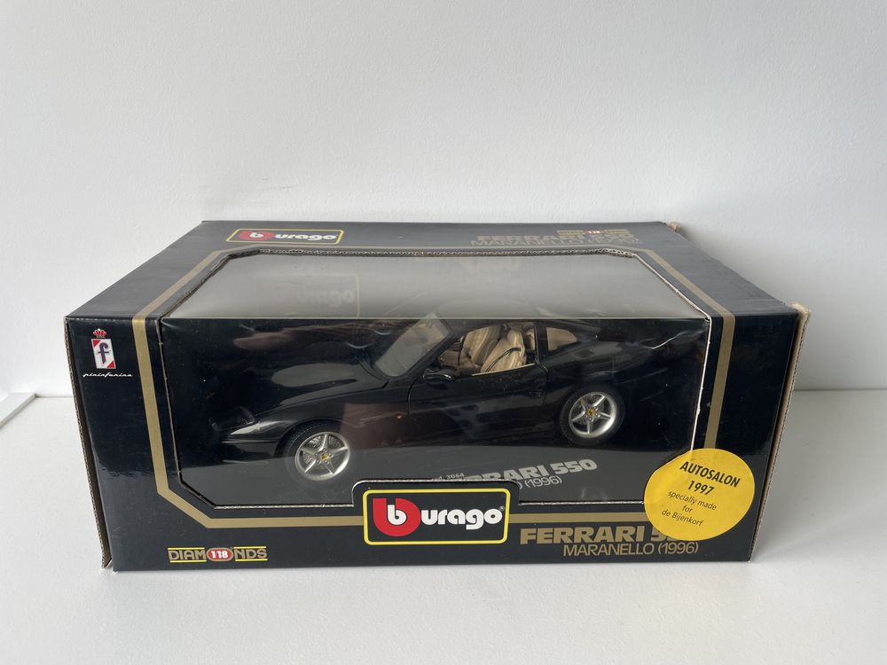 14. Model Ferrari 550 Maranello 1:18 BBurago Burago (nie maisto welly)