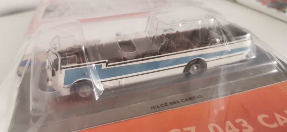 Jelcz 043 RTO cabrio. Kultowe autobusy PRL. Skala 1:72. Nowy.