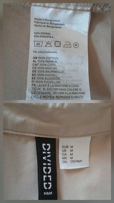 Sukienka koszulowa H&M.