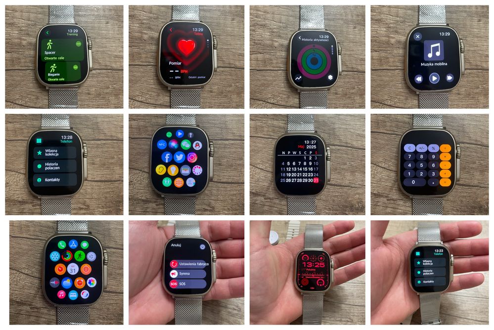 DT Ultra 3 Smartwatch Amoled Screen 4GB MP3 MP4 Bluetooth jak Apple