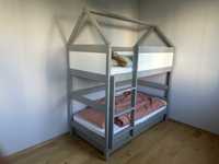 Piętrowe łóżko domek 160x80