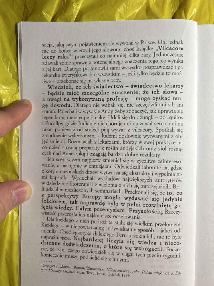 ,,Bóg nam zesłał vilcacorę’’ - relacje polskich lekarzy