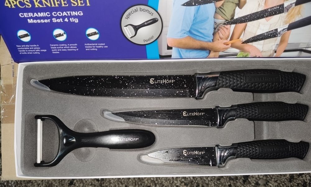 Zestaw, komplet noży  kuchennych