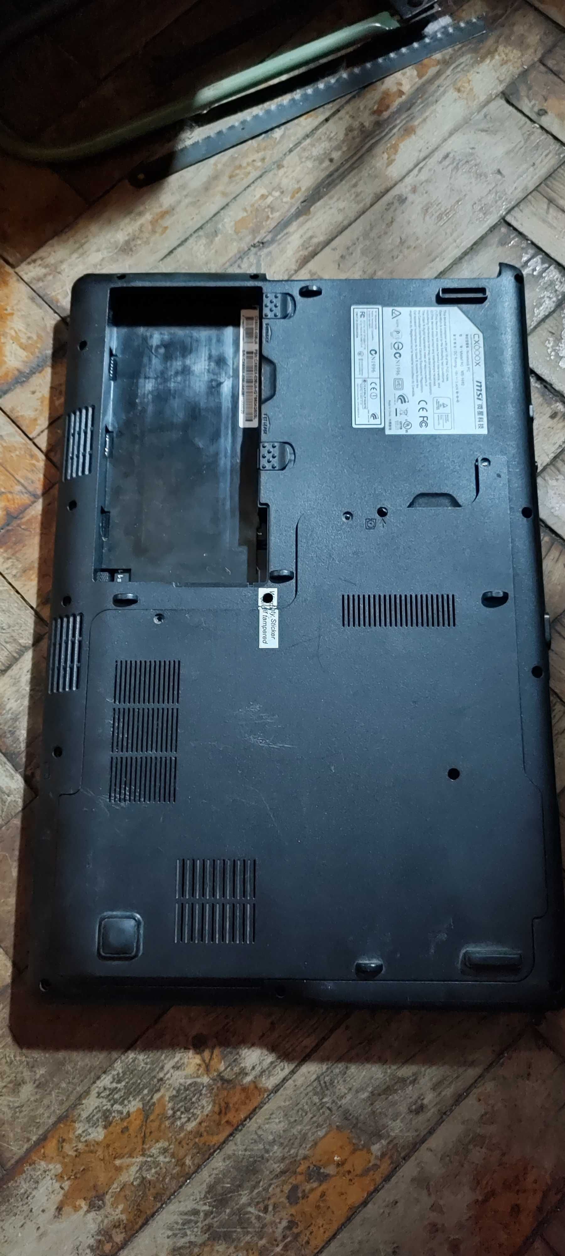 MSI СX600.запчасти.ноутбук.разбор.