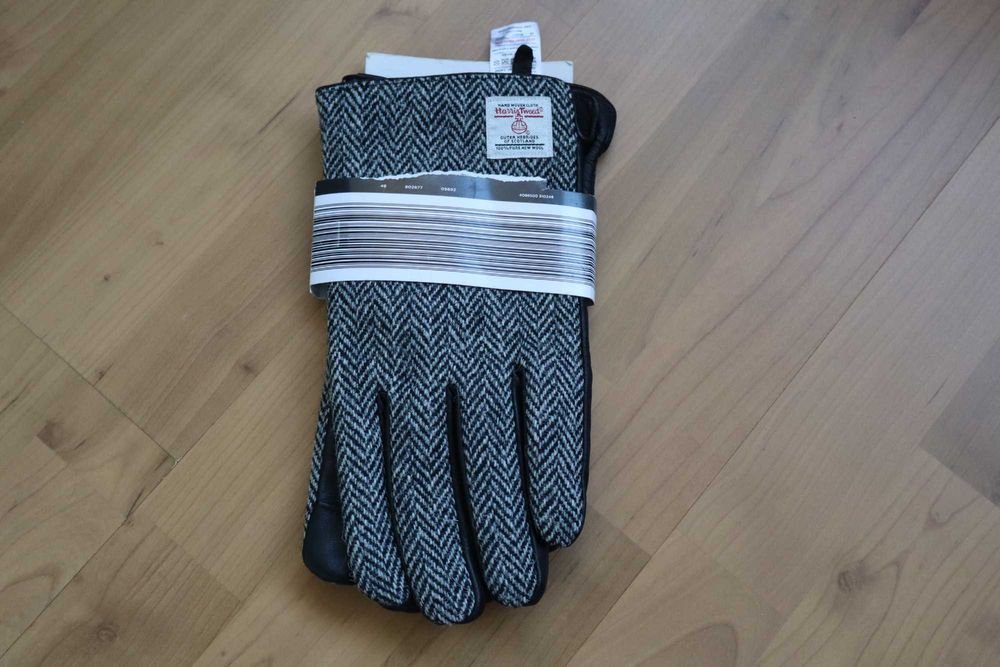Harris Tweed перчатки шкіра вовна нові L/XL нові