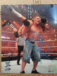 Wwe tna roh ufc wcw John Cena Cenation autograf oryginał wrestling