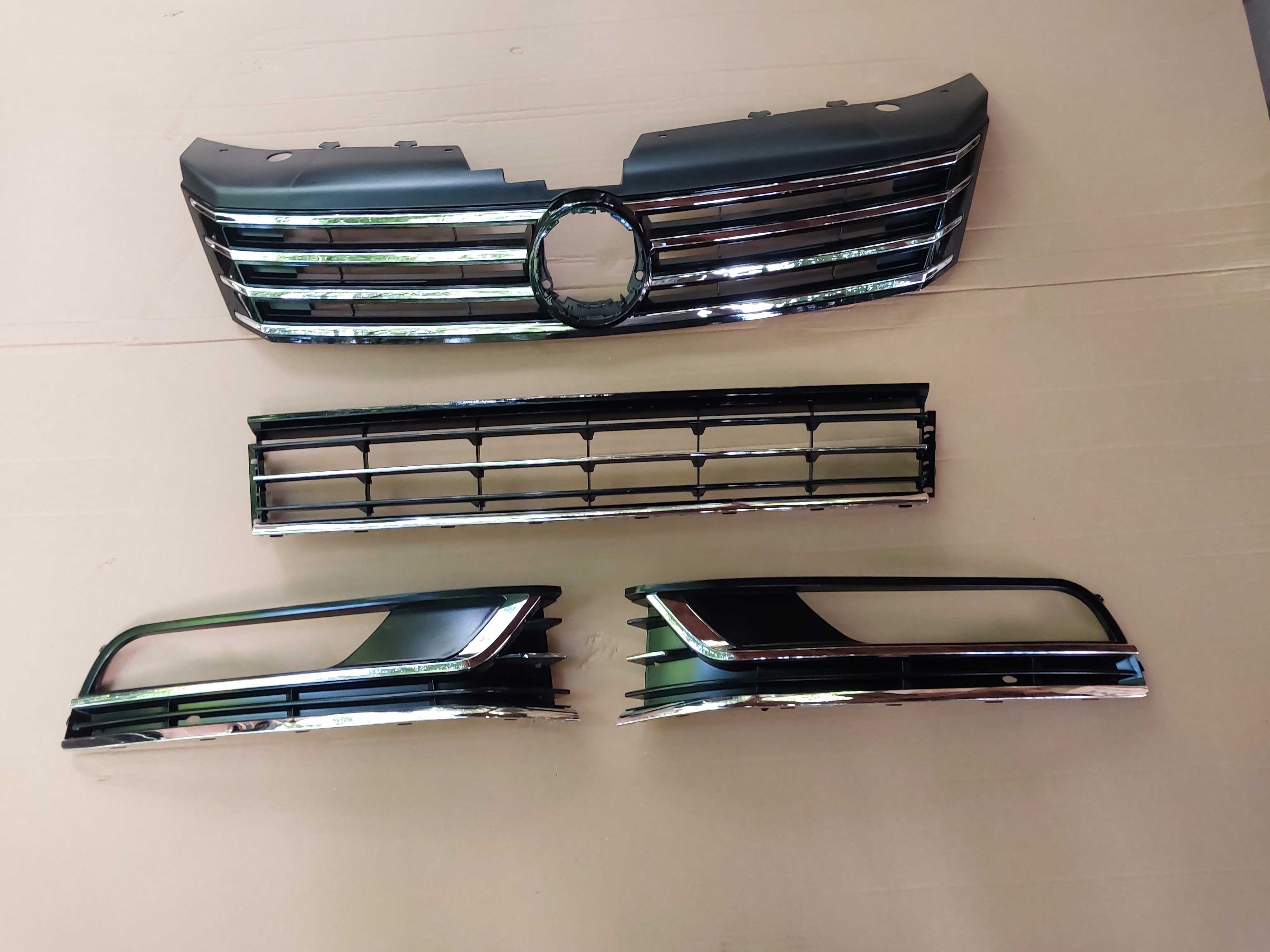 VW PASSAT B7 grill + komplet atrap nowe idealne chrom