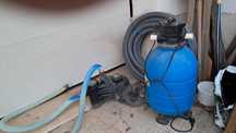 Montar bomba e filtro na piscina para o verao