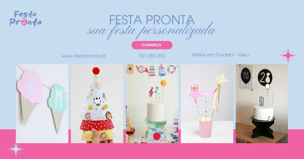 Site Pronto com Produtos Cadastrados - Personalizados e Kits Festas