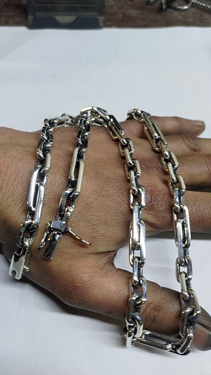 Серебряная цепочка  ЯКОРЬ Серебро 925 проба .Вес  50 - 250грамм  Заказ