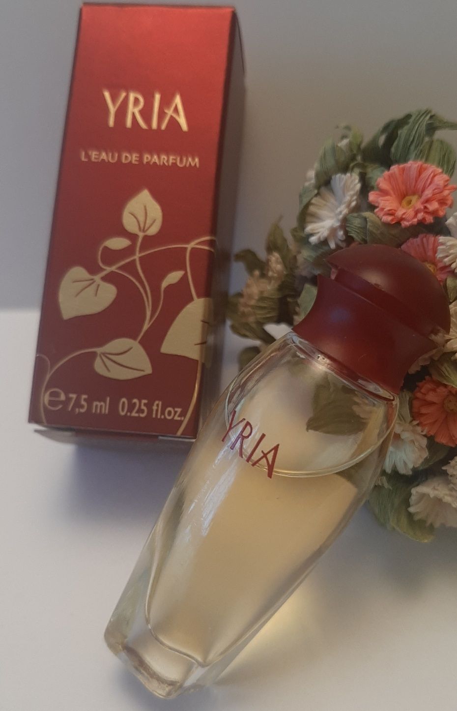 Yves Rocher Yria l'eau de parfum 7,5 ml, miniatura vintage