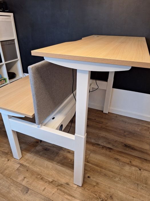 Biurko elektryczne podwójne Linak 140x140