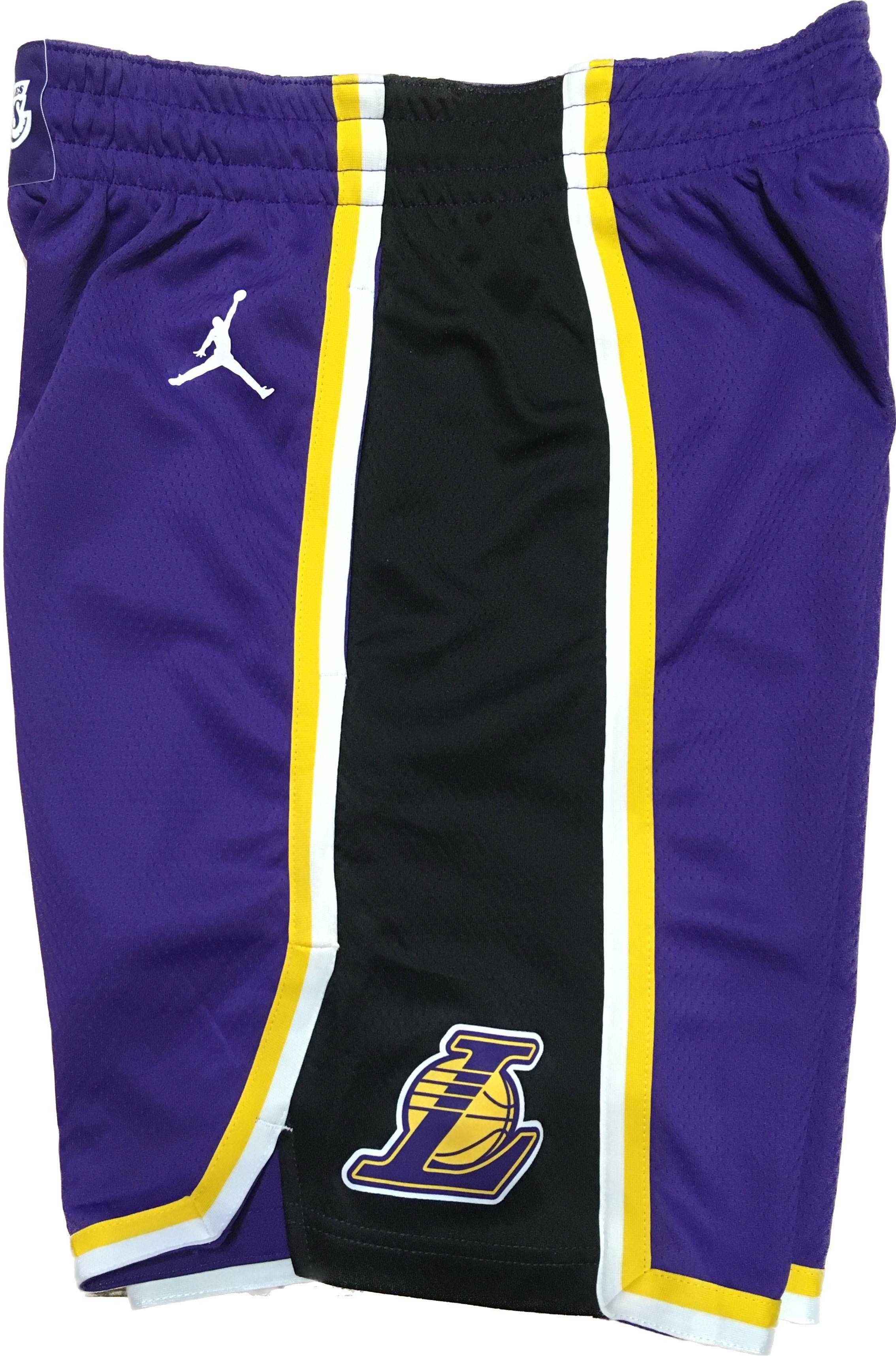 Шорты баскетбольные Nike Jordan NBA Los Angeles Lakers. S размер