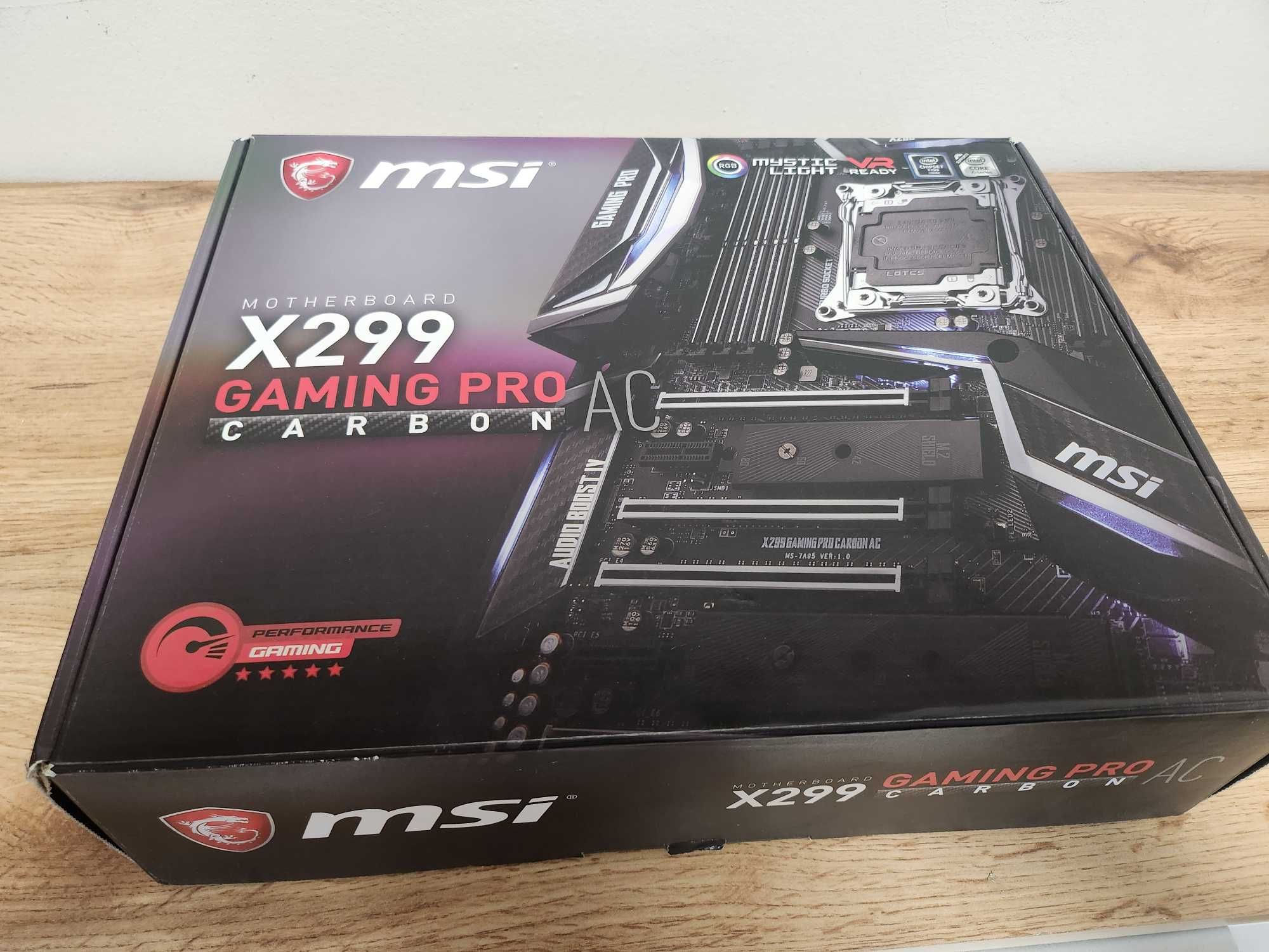 Płyta główna Msi x299 gaming pro carbon