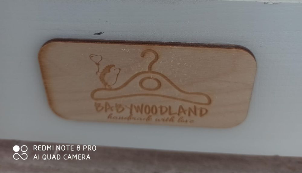 wieszak garderoba dla dzieci dla dziewczynki woodland handmade