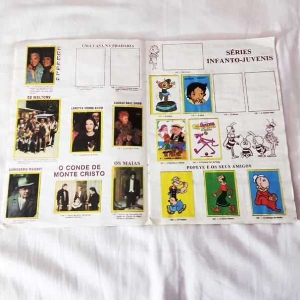 Caderneta Tele-Stars Incompleta faltam 107 cromos de 384 de 1980