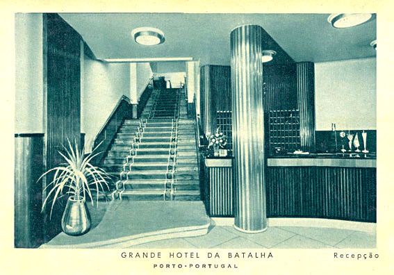Papel de carta do Grande Hotel da Batalha Porto